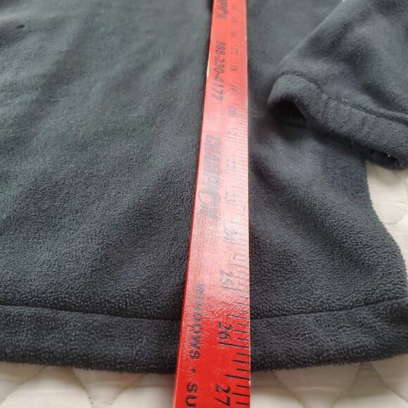 Columbia Men’s Fleece Jacket Medium Full Zip Black LOGO Comfort Soft & Warm - Picture 8 of 11